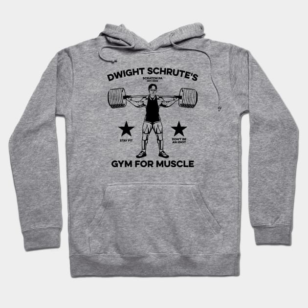 Dwight Schrute's Gym Hoodie by Yusa The Faith